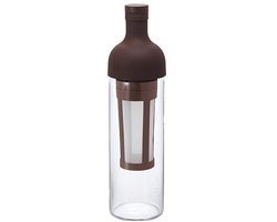 Cold Brew Koffiekan - 1000 ml Glazen Carafe Met Infuser - Voor IJskoffie & IJsthee - Gemakkelijk Vullen En Schoonmaken - bruin