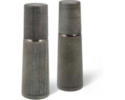 Cole & Mason - Marlow Salt and Pepper Mill Beech Wood Gift Set, unfilled 18.5 cm