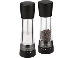 Cole & Mason Peper- en zoutmolen Derwent 190mm Zwart Hout