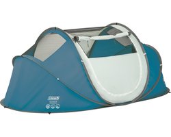 Coleman Galiano 2 Pop-up tent - tent 2 persoons - handige pop up tent - Blauw/Wit