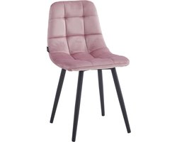 Colenis® - Bambi Kinderstoel - Set Van 2 - Roze - Fluweel - Velvet