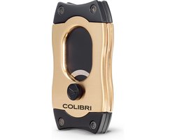 Colibri S-Cut Sigarenknipper - Voor Sigaren tot 66 Ringmaat - Sigaar Knipper met Anti-kleef Coating - met Geschenkdoos - Goud