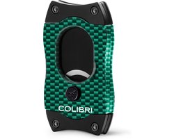 Colibri S-Cut Sigarenknipper - Voor Sigaren tot 66 Ringmaat - Sigaar Knipper met Anti-kleef Coating - met Geschenkdoos - Groen