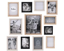 Collage fotokader - decoratief en persoonlijk - 1 stuk - hout