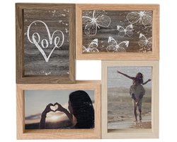 Collage fotolijst Kent 4x 10x15 foto