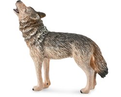 COLLECTA Figurine - Huilende Wolf - (M) - Wilde Dieren - Handgeschilderd - Miniatuur