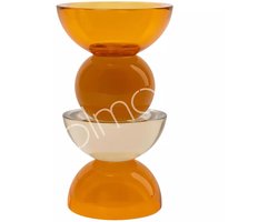 Colmore by Diga-kaarshouder living in luxury-meerkleurig kristalglas 8x8x16cm