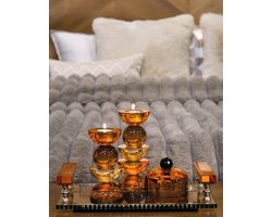 Colmore-decoratief dienblad-multicolor-kristalglas 36x22x6cm