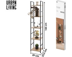 "COLORADO" Design Ladderrek met 5 niveaus 29x23,5xH144 cm