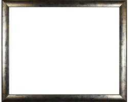 Colorado MDF fotolijst 25x53 cm, blauw, goud gevlekt