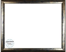 Colorado MDF fotolijst 28x62 cm, blauw, goud gevlekt