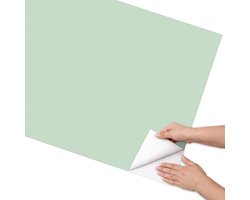 Coloray Meubel Wrap Folie - Groente Meubelfolie - 75x150 cm - Meubel Wrap Folie Mintgroen - Plakfolie Meubels - Minimalist Meubelfolie - Decoratiefolie Zelfklevend - Slaapkamer decoratie - Achtergronden en patronen