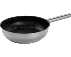 Combekk Forest Supreme Hoge Koekenpan / Wok 28cm - PFAS-vrij - Keramische antikleeflaag - Geschikt voor inductie - Gerecycled RVS