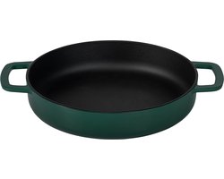 Combekk Gietijzeren Koekenpan Ø 28cm - 100% gerecycled - PFAS-vrij - Geschikt voor Inductie - Holly Green