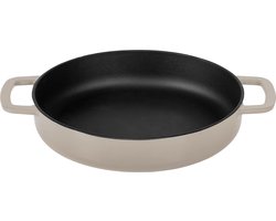 Combekk Gietijzeren Koekenpan Ø 28cm - 100% gerecycled - PFAS-vrij - Geschikt voor Inductie - Sand