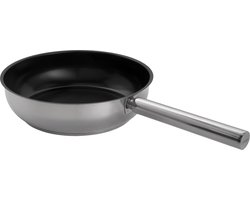 Combekk Keramische Koekenpan - Ceramic Pro - Gerecycled RVS - 28cm - Extra hoog