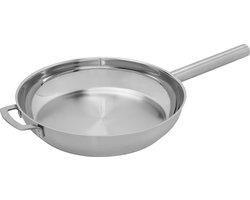 Combekk Roestvrijstalen Koekenpan - 32cm - Gerecycled RVS - inductiegeschikt