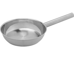 Combekk RVS Koekenpan Ø 24cm - 100% Gerecycled - PFAS-vrij - Geschikt voor inductie - Vaatwasserbestendig