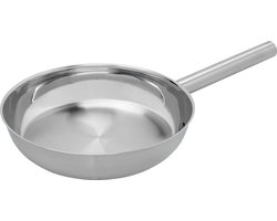 Combekk RVS Koekenpan Ø 28cm - 100% Gerecycled - PFAS-vrij - Geschikt voor inductie - Vaatwasserbestendig