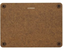 Combekk snijplank – FSC Geperst Hout – Microplasticvrij - Antibacterieel - Vaatwasserbestendig – 15x20 cm – Bruin