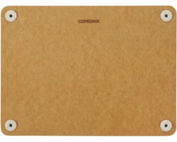 Combekk snijplank – FSC Geperst Hout – Microplasticvrij - Antibacterieel - Vaatwasserbestendig – 15x20 cm – Naturel