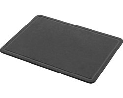 Combekk Snijplank met sapgeul Large - 100% Gerecycled - Microplasticvrij - Antibacterieel - Vaatwasserbestendig - 28x38 cm - zwart