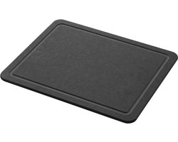 Combekk Snijplank met sapgeul Medium - 100% Gerecycled - Microplasticvrij - Antibacterieel - Vaatwasserbestendig - 20 x 30 cm - zwart