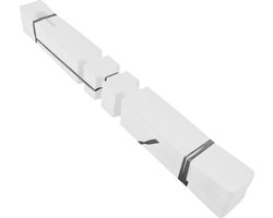 CombiCraft Losse sleufetiketten wit - 210x20mm - bundel van 100 stuks