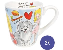 Combideal Blond Amsterdam - Beker - Dog Lover - 0,35L - 2 Stuks