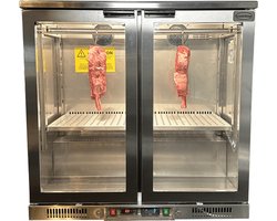 CombiSteel Dry Age Kast - PRO LINE - 198L - RVS - -3°C/+5°C - Geforceerd - 920x550x910mm