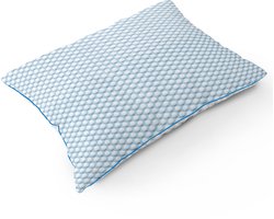 Comfeur Hoofdkussen Memory Foam - Verkoelend Kussen - Ergonomisch kussen voor zij, rug- en buikslapers - Afstelbaar Traagschuim - Vermindert Nekklachten - 60 x 70 cm