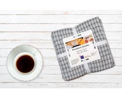 Comfort & Care Apparel | Theedoeken grijs | 50x70cm | Set van 3 stuks | Voor in de keuken en horeca