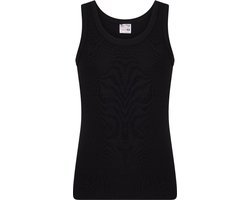 Comfort Feeling katoen jongens hemd - Kinder onderhemd - Jongens singlet katoen - 152 - Zwart