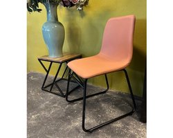 comfort living furniture - eetkamerstoel Daan - PU leer - licht bruin