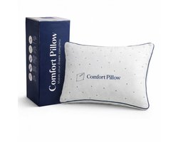 Comfort Pillow Premium Ergonomisch Hoofdkussen – 100% Talalay Natuurlatex – Verstelbaar – Warme & Koele Kant – Optimale Nekondersteuning – Ademend & Antiallergisch – Voor Rug-, Zij- en Buikslapers – Duurzaam gemaakt in Nederland & België