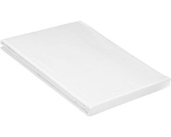 Comfortabel Hotelkwaliteit Laken - 200x260 cm - 100% Katoen - Wit Bedlaken - Tweepersoons - Zacht & Fris