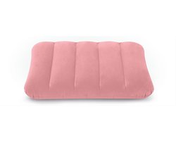 Comfortabel slapen onderweg met Intex - Kidz Pillow - Opblaaskussen - 43x28x9cm - Licht Roze