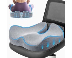 Comfortabel Zitkussen met Geheugenschuim voor Stoelen