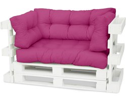 Comfortabel Zitkussen voor Euro Pallets Tuinmeubelen - 120x80x15 cm - Amaranth Rood
