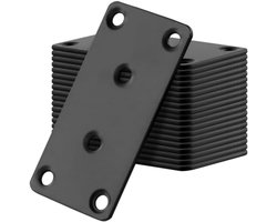 Comfortabele 20 80 x 40 mm zwarte 40 mm 20 stuks voor houten meubels