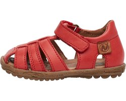 Comfortabele Kinder-Sandalen Blauw Leer en Kurk voor Baby’s en Peuters (0-24 maanden)