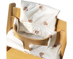 Comfortabele Kussen voor Kinderstoel: Antislip Zitting voor Tripp Trapp Stoelen, Eenvoudig Bevestigen en Wassen, Ideaal voor Baby's en Peuters
