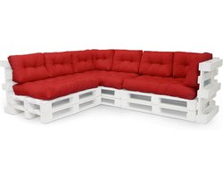 Comfortabele Rechthoekige Kussenset voor Palletmeubels Tuin