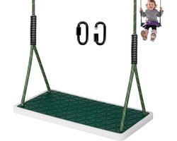 Comfortabele Schommelstoel voor Buiten, Antislip Tuinschommel met Dikke Rubber Set en Verstelbaar Touw (130-200 cm), Geschikt voor Speeltuin en Tuin, Maximaal 270 kg Belastbaar