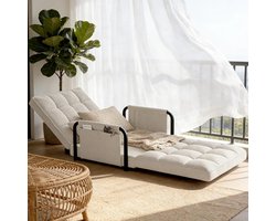 Comfortabele Slaapstoel - Slaapbank 1 persoons - Slaapfauteuil - Logeerstoel