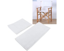 Comfortabele stoelhoes voor regisseursstoel - huidvriendelijk - 1 stuk - katoen - 52,5 x 19,5 cm