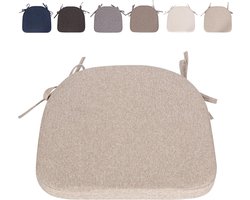 Comfortabele Stoelkussen met Strikbanden voor Huis en Tuin Stoelen