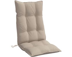 Comfortabele Stoelkussens met Hoge Rug voor Tuinmeubels - Waterdicht en Ademend