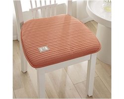 Comfortabele U-vormige zitkussens voor eetkamerstoelen, wasbaar en verwijderbaar, 40 x 43 cm, 1/2/4 stuks, ideaal voor keuken en dining, kleur paars