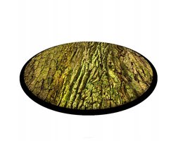 Comfortabele UFO Stoelkussen Waterdicht - Mos Hout Print